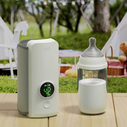 Baby Bottle Warmer w/ USB Charging And Digital Display